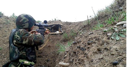 A soldier of the Azerbaijani army. Photo http://www.vesti.az/news/288090 A soldier of the Azerbaijani army. Photo http://www.vesti.az/news/288090