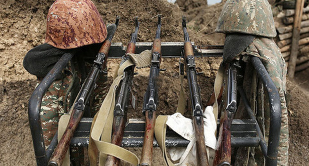 Ammunition of the soldiers of NKR army. Photo: © PAN Photo / Karo Sahakyan Ammunition of the soldiers of NKR army. Photo: © PAN Photo / Karo Sahakyan