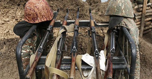 Ammunition of the soldiers of NKR army. Photo: © PAN Photo / Karo Sahakyan Ammunition of the soldiers of NKR army. Photo: © PAN Photo / Karo Sahakyan
