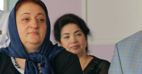 Zaripat Umakhanova, the principal of the Makhachkala boarding school "Zabota" (Care). Photo http://www.dagmintrud.ru/ Zaripat Umakhanova, the principal of the Makhachkala boarding school "Zabota" (Care). Photo http://www.dagmintrud.ru/