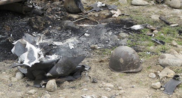 After shellfire in Martakert District of Nagorny Karabakh, April 6, 2016. Photo by Alvard Grigoryan for the ‘Caucasian Knot’. After shellfire in Martakert District of Nagorny Karabakh, April 6, 2016. Photo by Alvard Grigoryan for the ‘Caucasian Knot’.