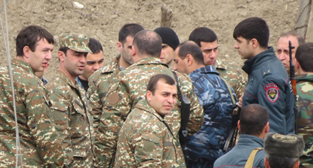 Volunteers in Nagorno-Karabakh Army. Photo by Alvard Grigoryan for the ‘Caucasian Knot’. Volunteers in Nagorno-Karabakh Army. Photo by Alvard Grigoryan for the ‘Caucasian Knot’.