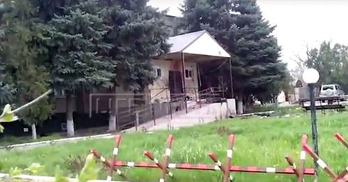 At the site of explosion near the ROVD fo Novoselitsk District, Stavropol Territory, April 11, 2016. Photo: screenshot of the video YKK, https://www.youtube.com/watch?v=3hnsZZpFtA4 At the site of explosion near the ROVD fo Novoselitsk District, Stavropol Territory, April 11, 2016. Photo: screenshot of the video YKK, https://www.youtube.com/watch?v=3hnsZZpFtA4