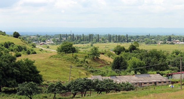 The outskirts of Alagir where water storage reservoir is placed. North Ossetia. Photo by Emma Marzoeva for the "Caucasian Knot" The outskirts of Alagir where water storage reservoir is placed. North Ossetia. Photo by Emma Marzoeva for the "Caucasian Knot"