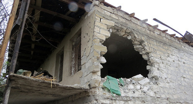 Effects of shelling. Martakert District of Nagorno-Karabakh. April 17, 2016. Photo by Alvard Grigoryan for the "Caucasian Knot" Effects of shelling. Martakert District of Nagorno-Karabakh. April 17, 2016. Photo by Alvard Grigoryan for the "Caucasian Knot"