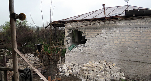 The effects of shelling in the Martakert District of Nagorno-Karabakh. April 17, 2016. Photo by Alvard Grigoryan for the "Caucasian Knot" The effects of shelling in the Martakert District of Nagorno-Karabakh. April 17, 2016. Photo by Alvard Grigoryan for the "Caucasian Knot"