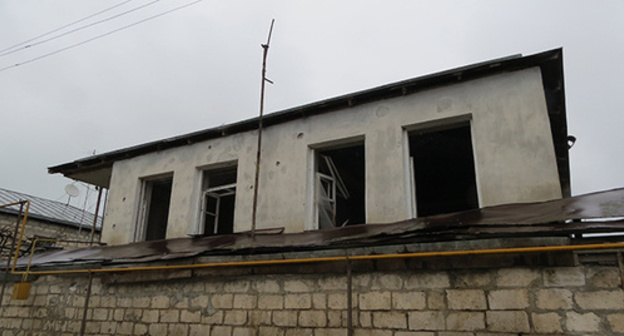 House damaged as a result of shelling, Martakert, April 17, 2016. Photo by Alvard Grigoryan for the ‘Caucasian Knot’. 