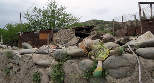 A toy left in the village of Talysh, NKR, 01.05.2016. Photo by Alvard Grigoryan for the "Caucasian Knot"