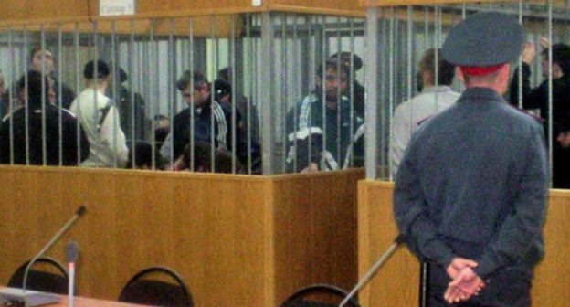 In the court room of the the Supreme Court (SC) of Kabardino-Balkaria at the hearing of the case of the attack on Nalchik. 2009. Photo by Lyudmila Maratova for the "Caucasian Knot" In the court room of the the Supreme Court (SC) of Kabardino-Balkaria at the hearing of the case of the attack on Nalchik. 2009. Photo by Lyudmila Maratova for the "Caucasian Knot"