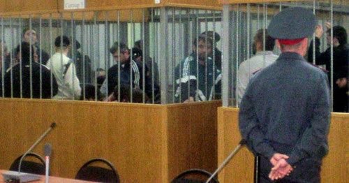 In the court room of the the Supreme Court (SC) of Kabardino-Balkaria at the hearing of the case of the attack on Nalchik. 2009. Photo by Lyudmila Maratova for the "Caucasian Knot" In the court room of the the Supreme Court (SC) of Kabardino-Balkaria at the hearing of the case of the attack on Nalchik. 2009. Photo by Lyudmila Maratova for the "Caucasian Knot"