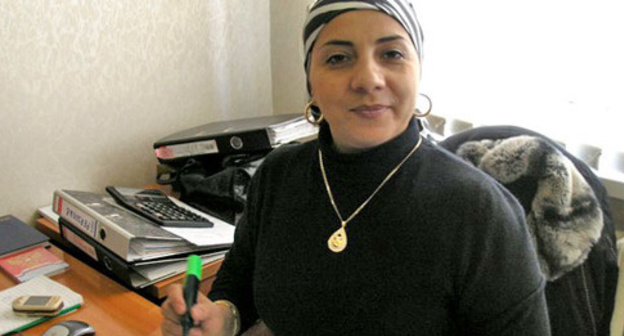 Zarema Gaisanova. Photo: http://www.pytkam.net/press-centr.novosti/3955