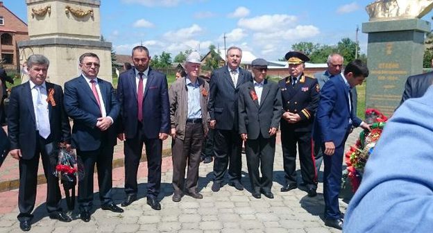 On May 9, monument to Joseph Stalin was opened in the village of Ozrek, Lesken District of Kabardino-Balkaria. Photo: KBR division of the Communist Party of the Russian Federation, http://www.kprf-kbr.ru/news/?page2 On May 9, monument to Joseph Stalin was opened in the village of Ozrek, Lesken District of Kabardino-Balkaria. Photo: KBR division of the Communist Party of the Russian Federation, http://www.kprf-kbr.ru/news/?page2