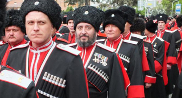 Members of the Anapa District Cossack Society. Photo: http://anapa.bezformata.ru/content/image80276932.jpg Members of the Anapa District Cossack Society. Photo: http://anapa.bezformata.ru/content/image80276932.jpg
