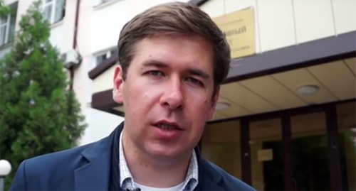 Advocate Ilya Novikov. Photo: screenshot of the video: http://www.svoboda.org/media/video/27755009.html Advocate Ilya Novikov. Photo: screenshot of the video: http://www.svoboda.org/media/video/27755009.html