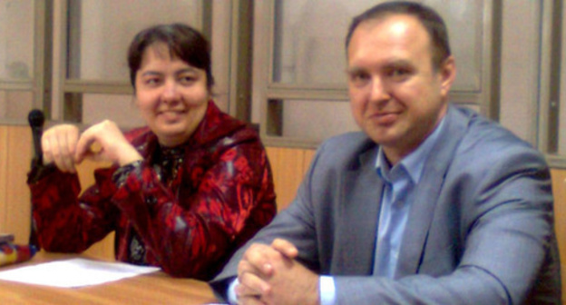 Elizaveta Tsvetkova with her advocate Yury Chupilkin in the Taganrog City Court, May 27, 2016. Photo by Konstantin Volgin for the "Caucasian Knot" Elizaveta Tsvetkova with her advocate Yury Chupilkin in the Taganrog City Court, May 27, 2016. Photo by Konstantin Volgin for the "Caucasian Knot"