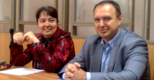 Elizaveta Tsvetkova with her advocate Yury Chupilkin in the Taganrog City Court, May 27, 2016. Photo by Konstantin Volgin for the "Caucasian Knot" Elizaveta Tsvetkova with her advocate Yury Chupilkin in the Taganrog City Court, May 27, 2016. Photo by Konstantin Volgin for the "Caucasian Knot"