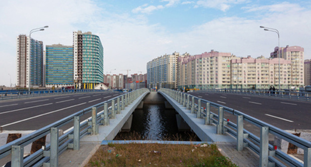 A bridge over Dudergof Channel in the Geroyev avenue. Photo: http://baltic.today/2016/04/21/dvizhenie-po-mostu-na-prospekte-geroev-otkroetsya-26-aprelya/ A bridge over Dudergof Channel in the Geroyev avenue. Photo: http://baltic.today/2016/04/21/dvizhenie-po-mostu-na-prospekte-geroev-otkroetsya-26-aprelya/
