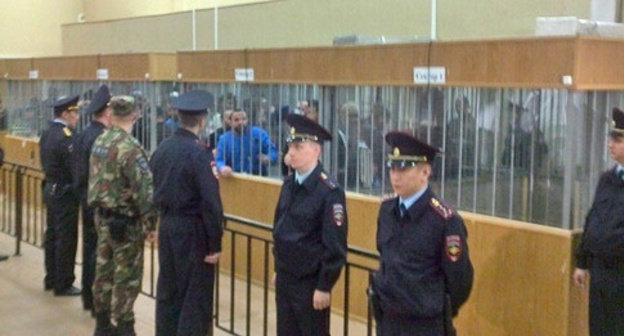 During the judgement delivery in the case of the attack on Nalchik. December 2014. Photo http://memohrc.org/news/vynesen-prigovor-po-delu-o-vooruzhennom-napadenii-na-nalchik During the judgement delivery in the case of the attack on Nalchik. December 2014. Photo http://memohrc.org/news/vynesen-prigovor-po-delu-o-vooruzhennom-napadenii-na-nalchik