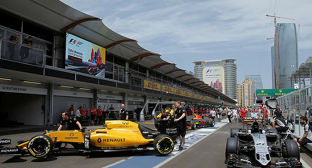 A Formula One car in Baku. Photo: http://sputnik.az/news/20160617/405722092.html A Formula One car in Baku. Photo: http://sputnik.az/news/20160617/405722092.html