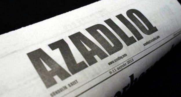 An issue of the newspaper "Azadlyg". Photo: Azadliq.info An issue of the newspaper "Azadlyg". Photo: Azadliq.info