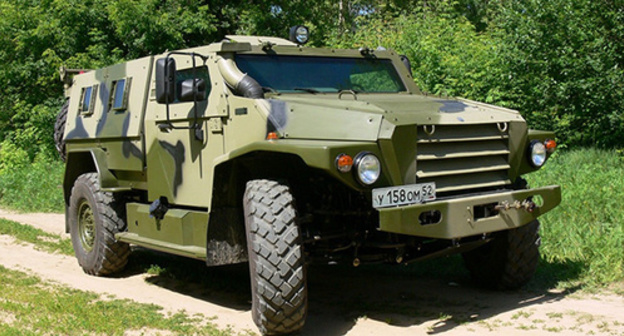 The Tiger armoured vehicle. Photo: http://suvcar.ru/gaz-2330-tigr-2005-foto/ The Tiger armoured vehicle. Photo: http://suvcar.ru/gaz-2330-tigr-2005-foto/