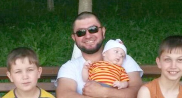 Timur Temirov with children. Photo courtesy of his relatives Timur Temirov with children. Photo courtesy of his relatives