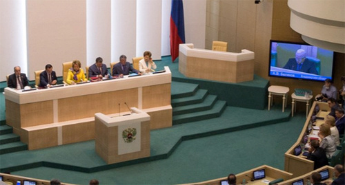 The Federation Council sesssion. Photo: http://www.council.gov.ru The Federation Council sesssion. Photo: http://www.council.gov.ru