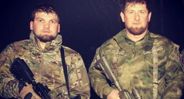 Idris Cherkhigov and Ramzan Kadyrov. Photo: Vk.com/ramzan Idris Cherkhigov and Ramzan Kadyrov. Photo: Vk.com/ramzan