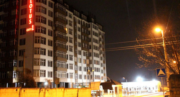 The residential complex "Lotus City" being built in Nalchik, where family members of the repatriate from Syria were granted a free apartment. July 14, 2016. Photo by Lyudmila Maratova for the "Caucasian Knot" The residential complex "Lotus City" being built in Nalchik, where family members of the repatriate from Syria were granted a free apartment. July 14, 2016. Photo by Lyudmila Maratova for the "Caucasian Knot"