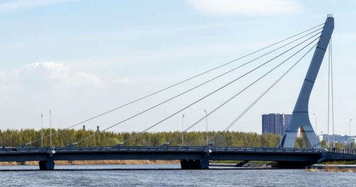 Bridge over the Dudergof canal named after Akhmat Kadyrov. Photo: RFE/RL Bridge over the Dudergof canal named after Akhmat Kadyrov. Photo: RFE/RL