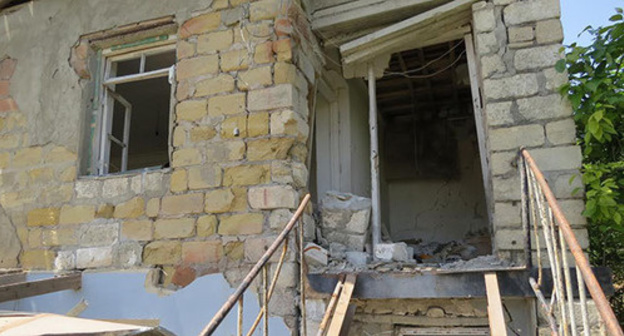 Destroyed house in the village of Talish, Nagorny Karabakh, Martakert District, July 15, 2016. Photo by Alvard Grigoryan for the ‘Caucasian Knot’. Destroyed house in the village of Talish, Nagorny Karabakh, Martakert District, July 15, 2016. Photo by Alvard Grigoryan for the ‘Caucasian Knot’.