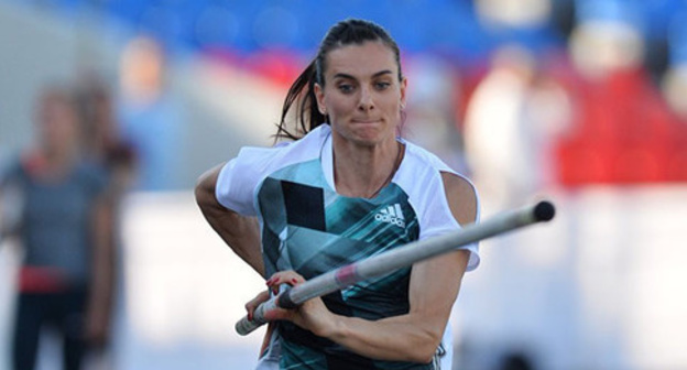 Yelena Isinbayeva. Photo: Sputnik / Maxim Bogodvid. Yelena Isinbayeva. Photo: Sputnik / Maxim Bogodvid.