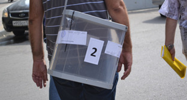 Ballot box. Photo by Svetlana Kravchenko for the ‘Caucasian Knot’. Ballot box. Photo by Svetlana Kravchenko for the ‘Caucasian Knot’.