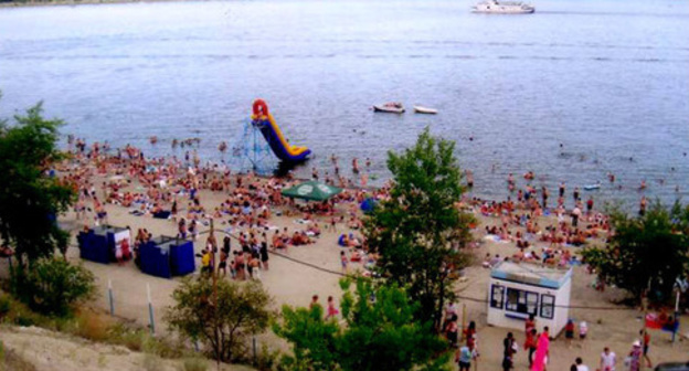 A bech in Volgograd. Photo http://si34.ru/top-list-luchshix-plyazhej-volgograda/ A bech in Volgograd. Photo http://si34.ru/top-list-luchshix-plyazhej-volgograda/