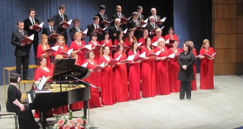 The State Chorus of Dagestan at the scene. Photo by N.S. Magomedov for the "Caucasian Knot" The State Chorus of Dagestan at the scene. Photo by N.S. Magomedov for the "Caucasian Knot"
