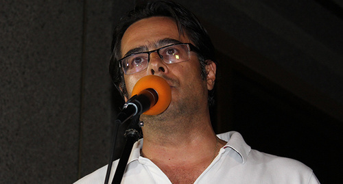 Andrias Gukasyan, leader of the Movement "Get up, Armenia!". Photo by Tigran Petrosyan for the ‘Caucasian Knot’. Andrias Gukasyan, leader of the Movement "Get up, Armenia!". Photo by Tigran Petrosyan for the ‘Caucasian Knot’.