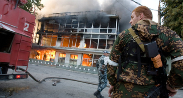 Tskhinvali in August 2008. Photo: http://sputnik-ossetia.ru/multimedia/20160808/2850853.html Tskhinvali in August 2008. Photo: http://sputnik-ossetia.ru/multimedia/20160808/2850853.html