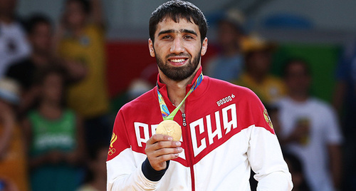 Khasan Khalmurzaev. Photo: http://postpredstvo.ru/2016/08/12/v-postpredstve-ingushetii-gotovyatsya-vstretit-olimpijskogo-chempiona-xasana-xalmurzaeva/ Khasan Khalmurzaev. Photo: http://postpredstvo.ru/2016/08/12/v-postpredstve-ingushetii-gotovyatsya-vstretit-olimpijskogo-chempiona-xasana-xalmurzaeva/