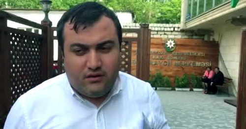 Advocate Elchin Sadygov. Photo: RFE/RL Advocate Elchin Sadygov. Photo: RFE/RL