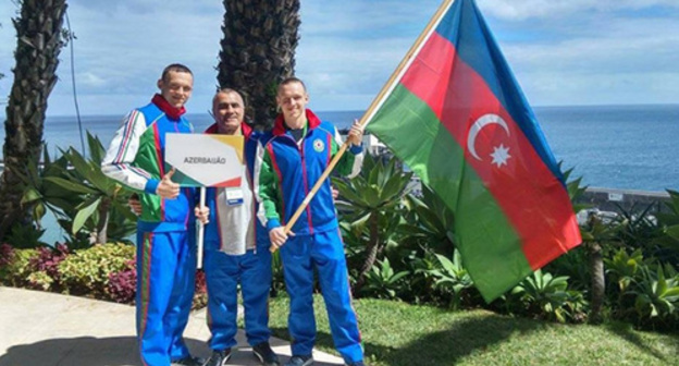 Azerbaijani Paralympian athletes. Photo: http://m.sportbox.az/other/131090/azerbajdzhanskie-paralimpijcy-zavoevali-chetyre-medali-na-chempionate-evropy-v-portugalii Azerbaijani Paralympian athletes. Photo: http://m.sportbox.az/other/131090/azerbajdzhanskie-paralimpijcy-zavoevali-chetyre-medali-na-chempionate-evropy-v-portugalii