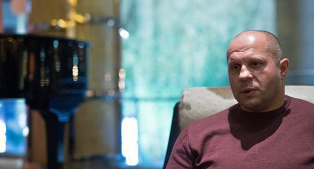 Fyodor Emelianenko. Photo: © Sputnik / Vladimir Astapkovich http://ru.sputnik.kg/sport/20161006/1029594889/emelyanenko-v-otvet-oskorbili-deputat-i-sportsmeny.html