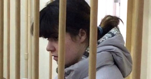 Varvara Karaulova. Photo: press service of Moscow Lefortovo District Court. Varvara Karaulova. Photo: press service of Moscow Lefortovo District Court.