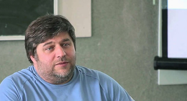 Denis Sokolov, head of the research centre "RAMCOM", Screenshot of the video posted by user 'sibscience', https://www.youtube.com/watch?v=vO9-cuiucLA Denis Sokolov, head of the research centre "RAMCOM", Screenshot of the video posted by user 'sibscience', https://www.youtube.com/watch?v=vO9-cuiucLA