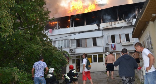 The house No. 4a burnt down in Tsuryupa Street in Sochi. Photo by Svetlana Kravchenko for the "Caucasian Knot" The house No. 4a burnt down in Tsuryupa Street in Sochi. Photo by Svetlana Kravchenko for the "Caucasian Knot"