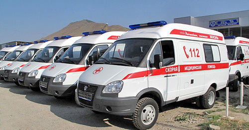Ambulance cars. Photo http://www.riadagestan.ru/ Ambulance cars. Photo http://www.riadagestan.ru/