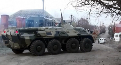 Law enforcer’s vehicles. Photo: http://nac.gov.ru/kontrterroristicheskie-operacii/v-nazrani-v-hode-kto-neytralizovany-dvoe.html Law enforcer’s vehicles. Photo: http://nac.gov.ru/kontrterroristicheskie-operacii/v-nazrani-v-hode-kto-neytralizovany-dvoe.html