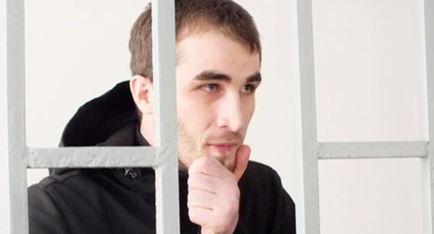 Zhalaudi Geriev in the courtroom. Photo by the "Caucasian Knot" correspondent Zhalaudi Geriev in the courtroom. Photo by the "Caucasian Knot" correspondent