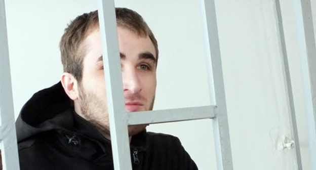 Zhalaudi Geriev in the courtroom. Photo by the "Caucasian Knot" correspondent Zhalaudi Geriev in the courtroom. Photo by the "Caucasian Knot" correspondent