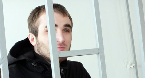 Zhalaudi Geriev in the courtroom. Photo by the "Caucasian Knot" correspondent Zhalaudi Geriev in the courtroom. Photo by the "Caucasian Knot" correspondent