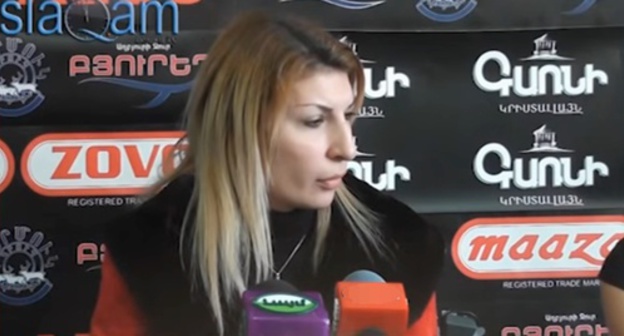Ani Zakaryan. Screenshot of a video on the channel ArmComedy в YouTube.com on YouTube Ani Zakaryan. Screenshot of a video on the channel ArmComedy в YouTube.com on YouTube